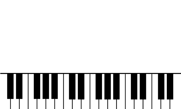 ピアノ　名刺５